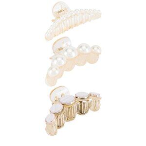 8 Other Reasons Pearl Hair Clip Set Pearl Women's Size OS